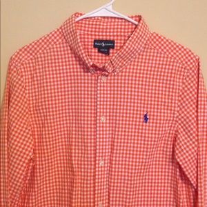 Ralph Lauren polo women's collared button shirt XL